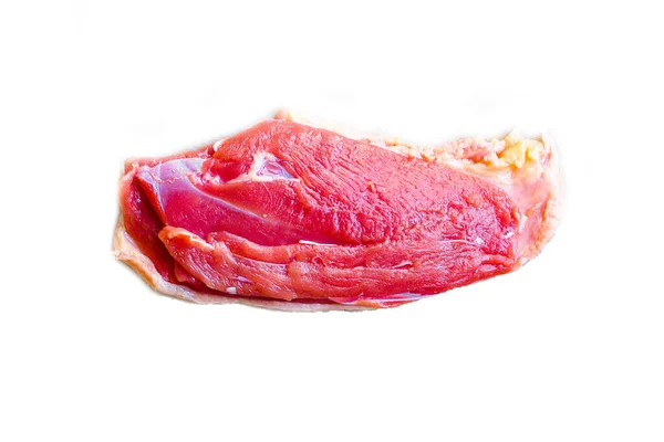 Surowe Mięso Filetowe Kaczki Mięso Grilla Menu Żywności Keto Tło — Zdjęcie stockowe