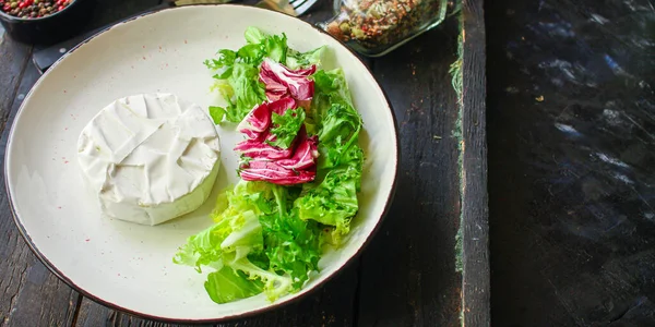 Τυρί Camembert Brie Menu Έννοια Τρόφιμα Φόντο Top View Αντίγραφο — Φωτογραφία Αρχείου