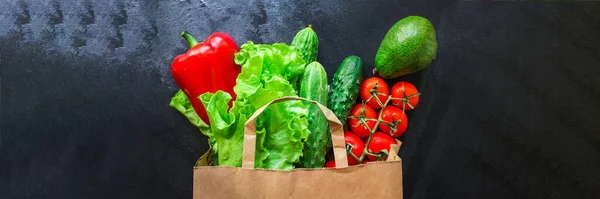 Vegetais Alimentação Saudável Matéria Orgânica Assortment Frutas Frescas Conceito Menu — Fotografia de Stock