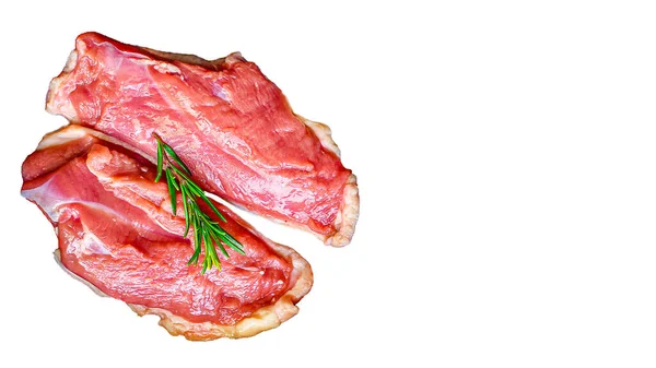 Petto Anatra Carne Filetto Cruda Carne Alla Brace Menu Sfondo — Foto Stock
