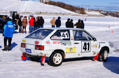 spor araba yarışı, buz, Volga, şarkı üzerinde 2017, Cheboksary