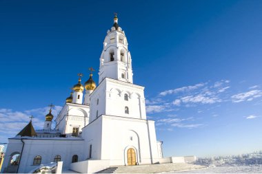 Ekaterinburg. Duyuru kilise Tanrı'nın azizleri inşaatçılar