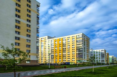 Ekaterinburg. Şehir merkezinde popüler bir yer