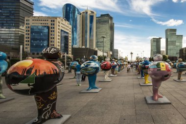 Kazakistan. Astana. Expo - 2017 şehir merkezi .