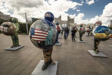 Kazakistan. Astana. Expo - 2017 şehir merkezi