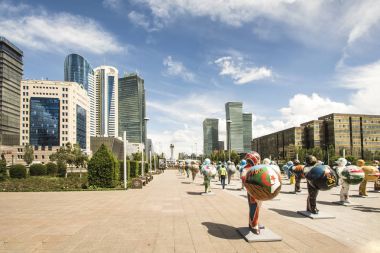 Kazakistan. Astana. Expo - 2017 şehir merkezi