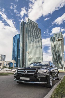 Modern şehir merkezinde iş çeyrek
