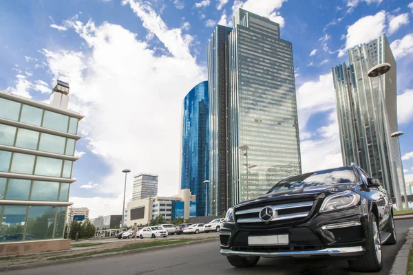 stock image Business quarter in the centre of the modern city