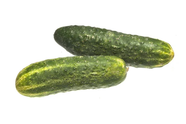 Cucumber isolated on white background — Stock Photo, Image