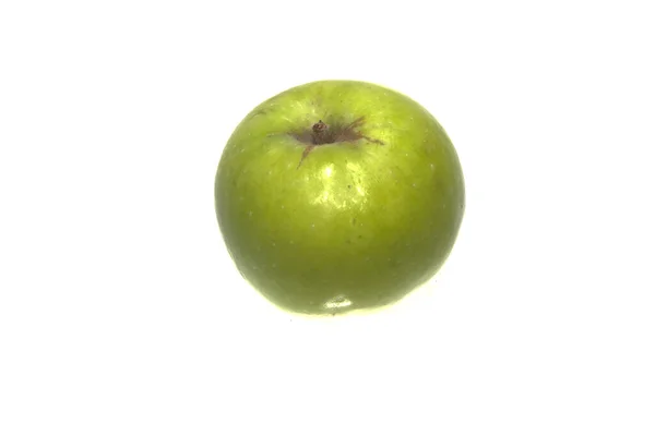 Äpple isolerad på vit bakgrund — Stockfoto