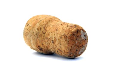 Beyaz arka plan üzerinde izole cork