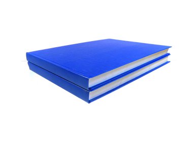 Beyaz arkaplanda izole edilmiş kitap