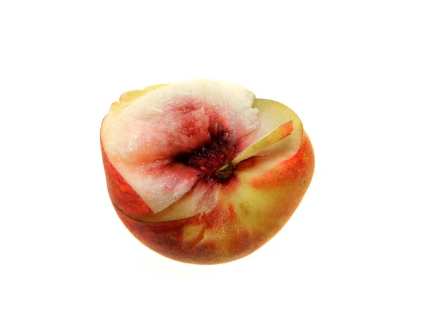 Peach isolated on white background — Stock Photo, Image