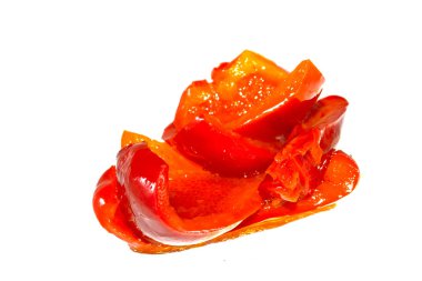 dolma biber beyaz arkaplanda izole edildi
