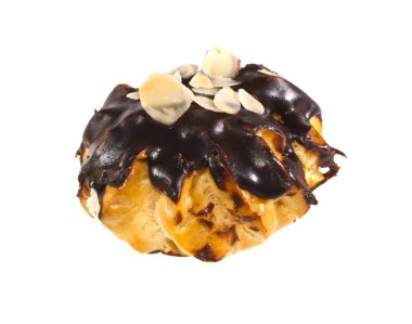 Beyaz arkaplanda izole edilmiş çerezler