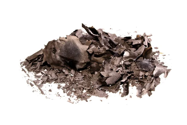 Charcoal isolated on white background — Stock Photo, Image