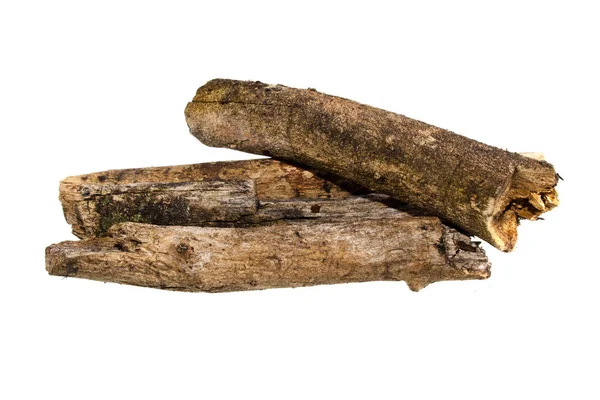 Firewood isolated on white background — Stock Photo, Image