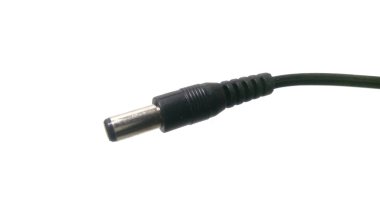 Beyaz arka plan üzerinde izole elektrik bağlantısı