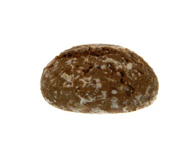 Beyaz arkaplanda izole edilmiş çerezler