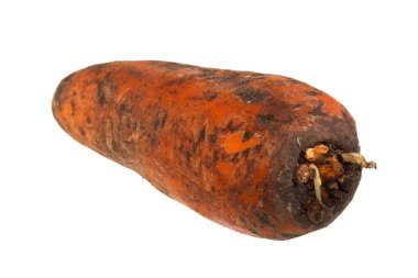 Beyaz arka plan üzerinde izole kırmızı havuç