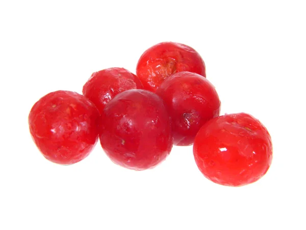 Cherry Diisolasi Pada Latar Belakang Putih — Stok Foto