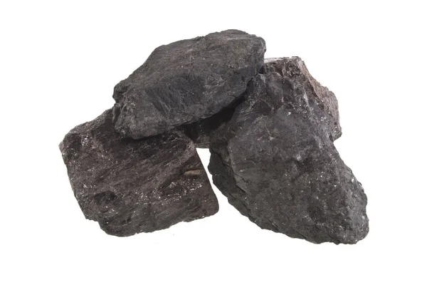 Kohle Isoliert Auf Weißem Hintergrund — Stockfoto