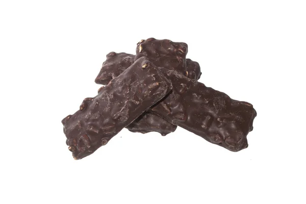Шоколадне Чип Печиво Ізольовано Білому Тлі — стокове фото