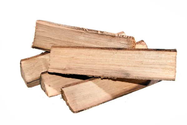 Firewood Isolated White Background — Stock Photo, Image