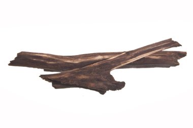 Beyaz arkaplanda yakacak odun