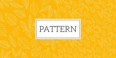 Autumn leaves, spring leaves, seamless pattern