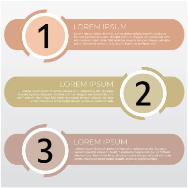 Ticari bilgi numaralandırılmış pankartlar - vektör grafik koleksiyonu 