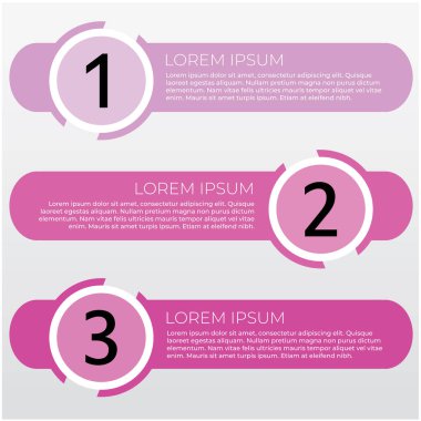 Ticari bilgi numaralandırılmış pankartlar - vektör grafik koleksiyonu 