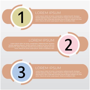 Ticari bilgi numaralandırılmış pankartlar - vektör grafik koleksiyonu 