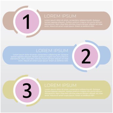 Ticari bilgi numaralandırılmış pankartlar - vektör grafik koleksiyonu 