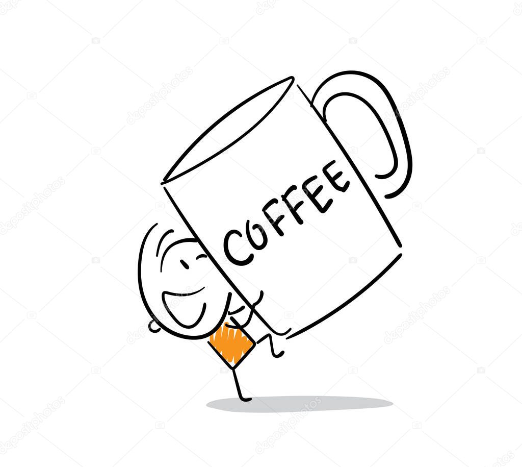 Businessman Office Worker Manager With Cup Of Coffee Boy Hand Drawn Doodle Line Art Cartoon Design Character Isolated Vector Illustration Outline Of Man Premium Vector In Adobe Illustrator Ai Businessman Office Worker Manager With Cup Of Coffee Boy Hand Drawn Doodle Line Art Cartoon Design Character Isolated Vector Illustration Outline Of Man Premium Vector In Adobe Illustrator Ai