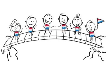 İş adamları ve iş kadınları. Büro çalışanı yöneticileri. Erkekler ve kızlar karalama çizgisi çizdiler. Çizgi film tasarım karakterleri. İzole edilmiş erkek ve kadın vektör çizimleri..