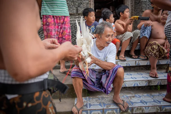 Tenganan, Bali / Endonezya - 25 Mayıs 2018: Tenganan bali köyünde uyum ortamı