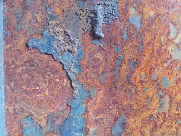 Textura Metálica Oxidada Carbonizada — Foto de Stock