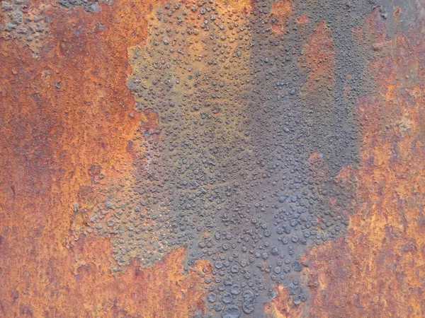 生锈和焦化金属质感 — 图库照片