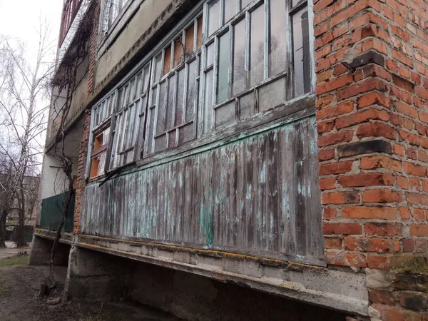 Altes Verlassenes Haus Einem Slum — Stockfoto