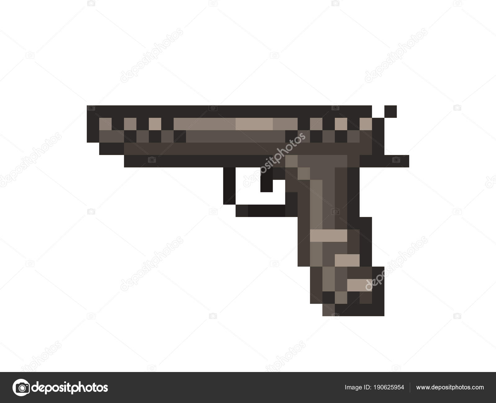 Jouet Pistolet Isolé Sur Fond Blanc Pistolet Jouet Pistolet Isolé Jouet  Pistolet Vecteurs libres de droits et plus d'images vectorielles de Acier -  iStock