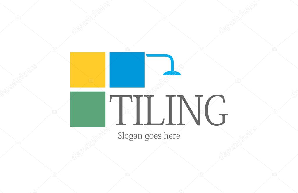 Tiling bathroom logo