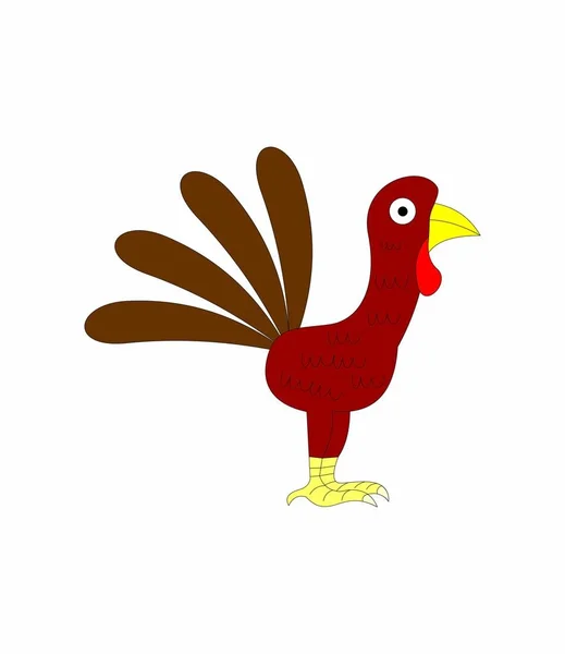 Turquía para Acción de Gracias — Vector de stock