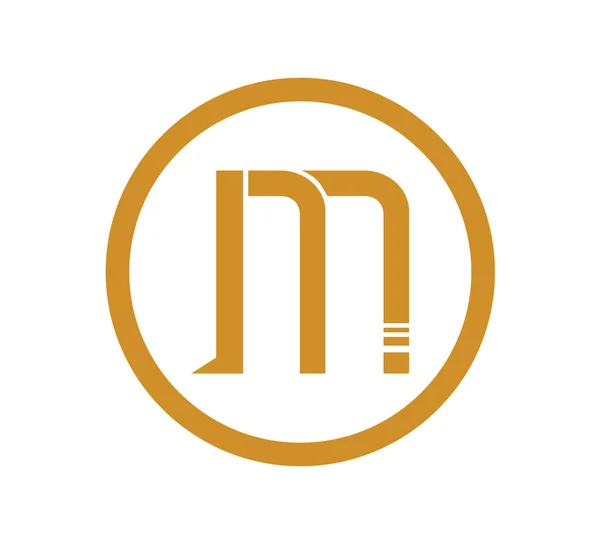 Moderne Trendy Brief Logo — Stockvector