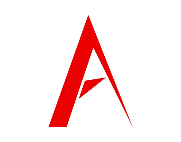 Bordas Afiadas Letra Logotipo —  Vetores de Stock
