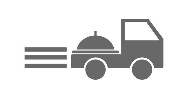 食品配送トラックの高速移動 — ストックベクタ