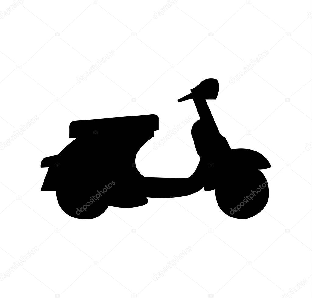Illustration of a scooter