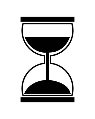 Bir sandwatch basit ve düz bir simge