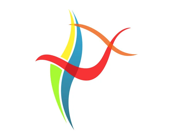 Projekt Nowoczesny Streszczenie Logo Kwiatowy — Wektor stockowy