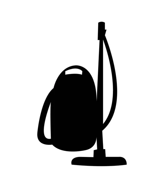 Silhouette Vacuum Cleaner — Stock Vector